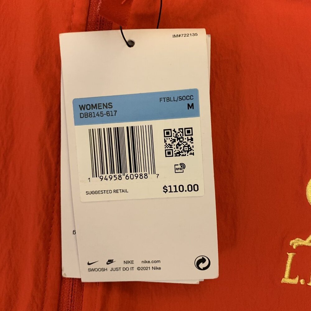 Nike Womens Liverpool FC Full Zip Soccer Track Jacket Size M - Medium - NWT $110 - Picture 4 of 12